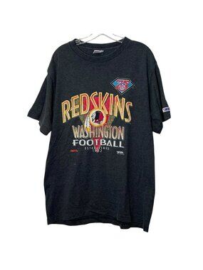 Washington Redskins Trench Ultra XL Vintage Single Stitch 1994 Graphic T-Shirt